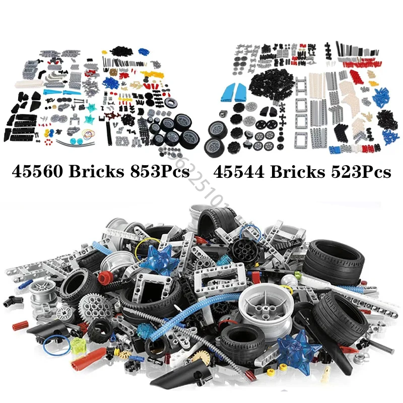 EV3-Kern-Erweiterungsset 45544 45560 Großer Servomotor MOC-Bausteine 9898 Teile Technische DAMPF-Lernsteine Spielzeug Geschenk – Detail 1