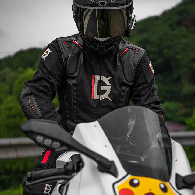 Ghost Racing Motorcycle Jacket Motorcycle Protective Suit Racing Suit Motorcycle Electric Bike Suit Riding Anti Fall Rally Suit