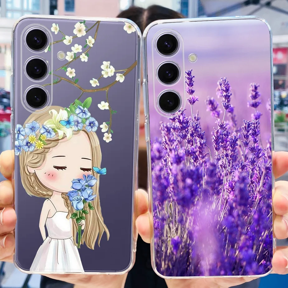 Luxury Painted Clear Silicone Phone Case - Soft Protective Cover