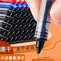 Высокое качество 0,5 мм, быстросохнущие тонкие ручки с жидкими чернилами, гладкое письмо, удобная ручка, не размазывающаяся для офисных школьных принадлежностей — изображение 5