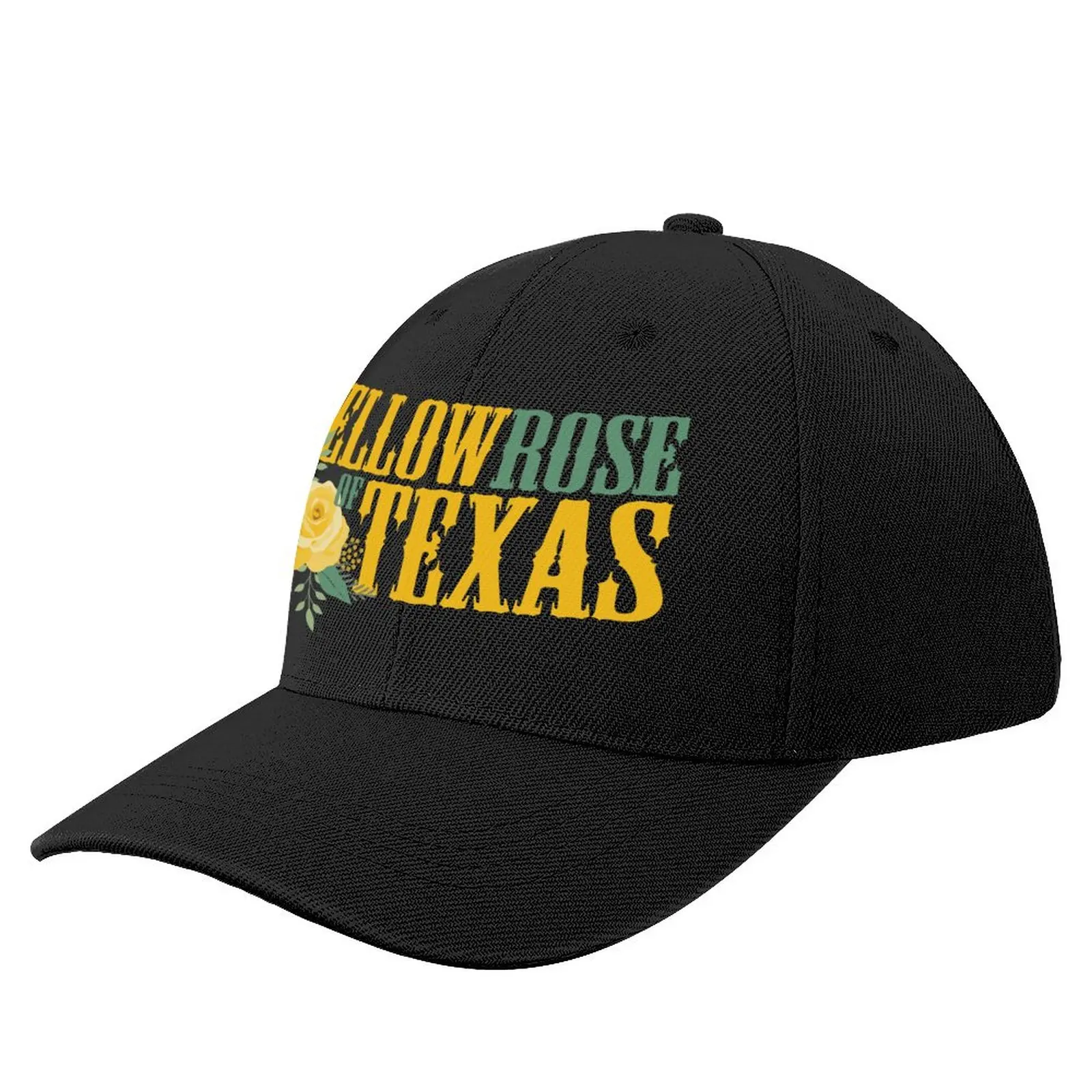 

Yellow Rose of Texas - Western Single Rose Baseball Cap Golf Hat Man Luxury Brand summer hats Sunscreen Cap Female Men'S