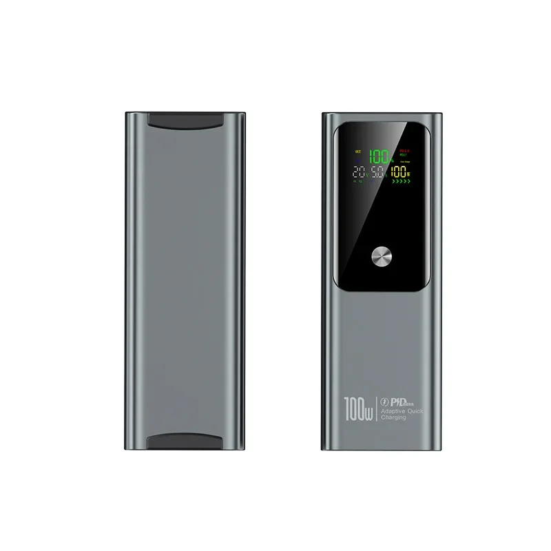 100W Two-way Super Fast Charging Large-capacity Power Bank 20000mAh Mobile Power Supply Rechargeable Notebook 5