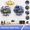 Four-layer Wall-mounted Power Tool Storage Rack Heavy Duty Floating Tool Rack Handheld Electric Drill Storage Rack 3