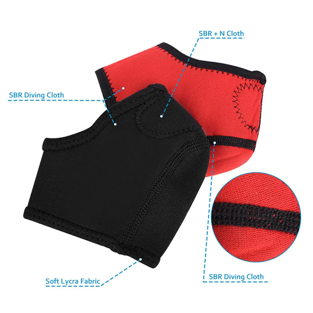 Plantar Fasciitis Nylon SBR Sleeve Protective Heel Air Support Reduce Pressure on Heel Relief Heel Pain and Cracked 1Pair For Heel Protectors