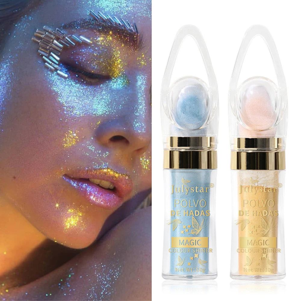 Magical Halo Highlighter Stick Makeup Glitter Highlight Pat Powder Whole Body Brightening Highlight Corrector Contour Glitter