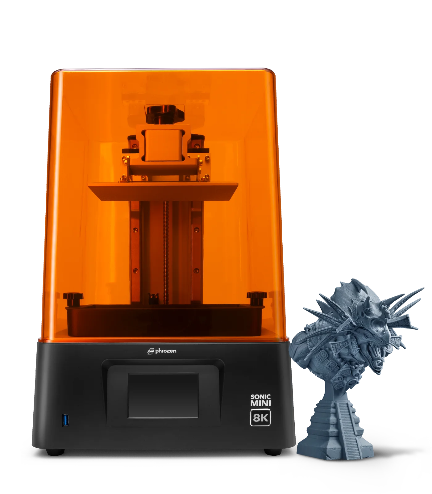 Phrozen Sonic Mini 8K LCD Resin 3D Printer 7.1inch Mono  Screen Highest Resolution of 22 um and 1152 ppi Prints