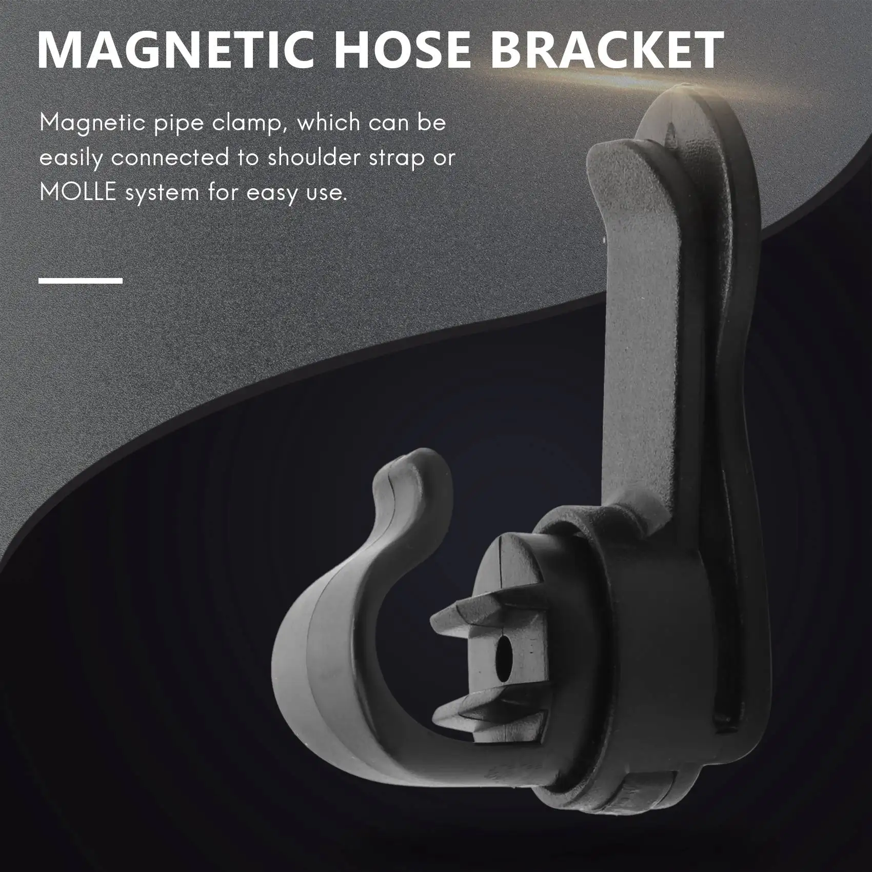 

Removable Hydration Pack Clamp Magnetic Hose Holder Magnetic Tube Clip Water Bladder Hose Clip