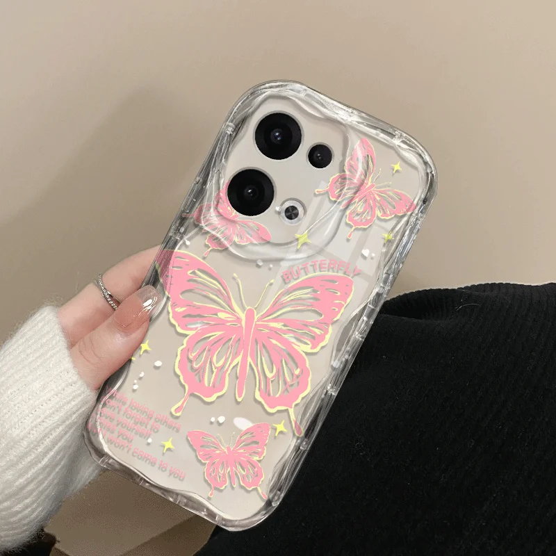 Butterfly Pattern Shockproof TPU Phone Case