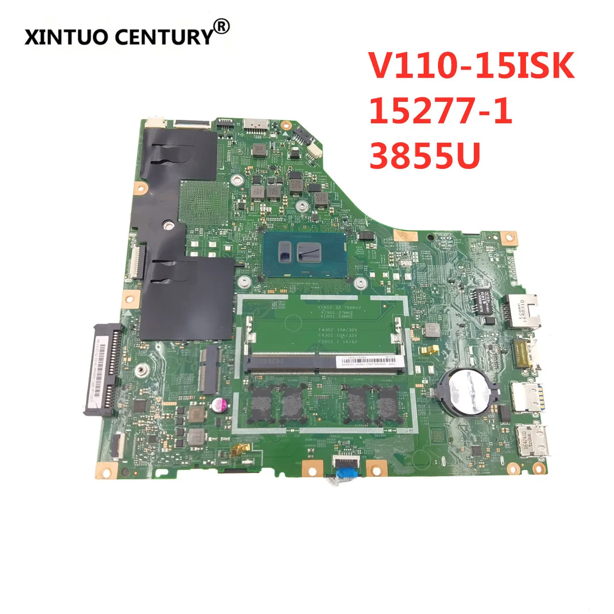 

Материнская плата для ноутбука Lenovo V110-15ISK, 5B20L78308, LV115SK, MB 15277-1 448,08b01. 0011, SR2EV, 3855U, DDR4