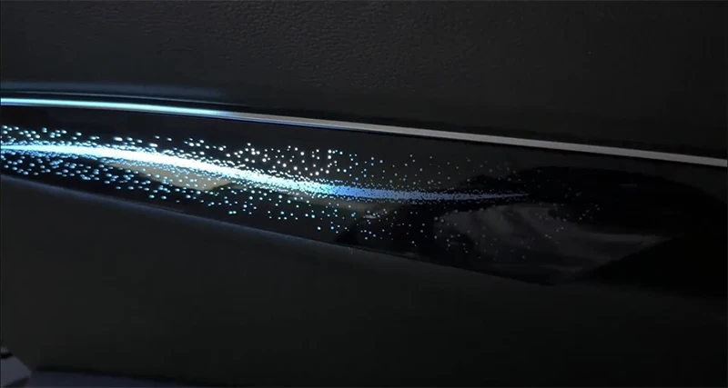BMW X1 X2 2016-2022 LED 앰비언트 라이트 스타 문짝 트림 계기판 라이트 가이드 스트립 단추 앱 제어