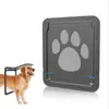 Plastic Pet Lockable Screen Door Automatic Lock Weatherproof Dog Flap Door Ventilation Magnetic Flap Self-Closing Pet Door 4