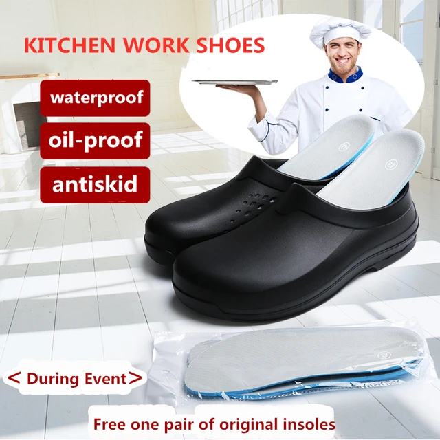 Scarpe da cuoco da uomo scarpe da cucina impermeabili antiscivolo da donna scarpe  da cuoco da lavoro per Chef Master Restaurant sandalo Plus Size 49 -  AliExpress