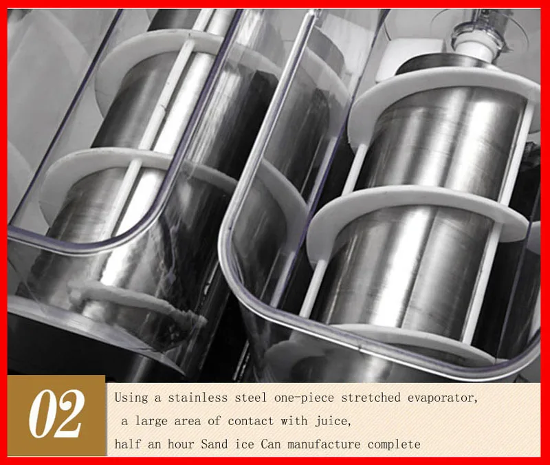 Description Picture 6 of itemPBOBP Snow Melting Machine Commercial Frozen Slushy Single Tanks Juicer Slush Fruit Maker