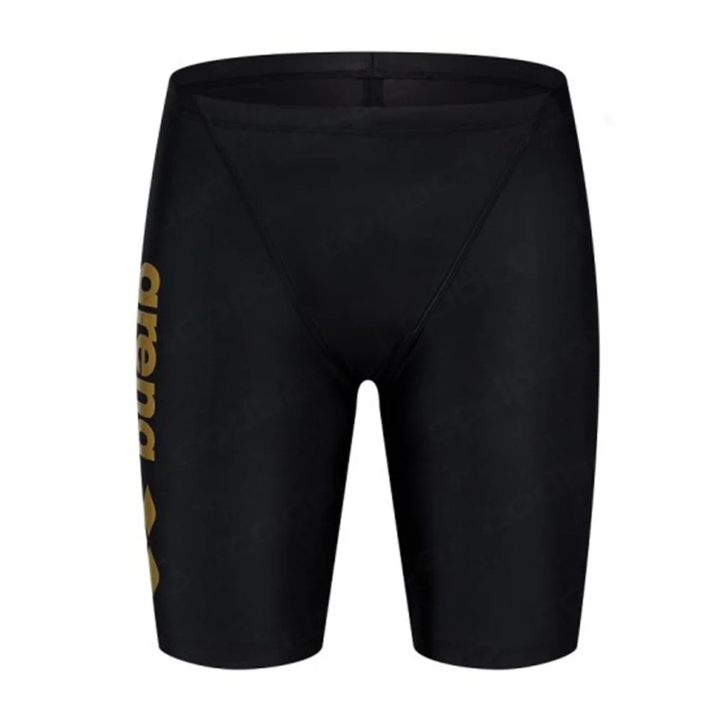 Men's Swim Jammer Athletic Training Swimsuit Shorts Swimming Trunks Beach Tights Pants Briefs Waterproof Swimwear Bathing Suit 3