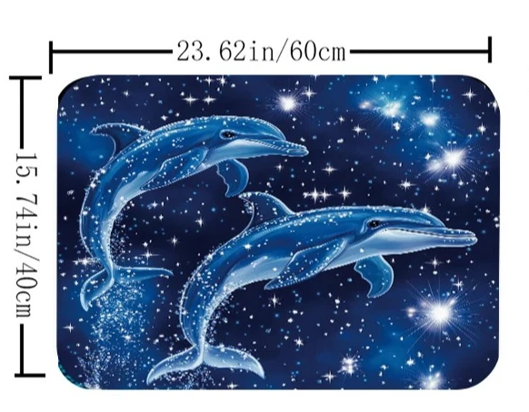 Conjunto de quatro peças de banheiro Dolphin – Cortina de chuveiro impermeável vanguardista, criação de uma suíte de banheiro completa