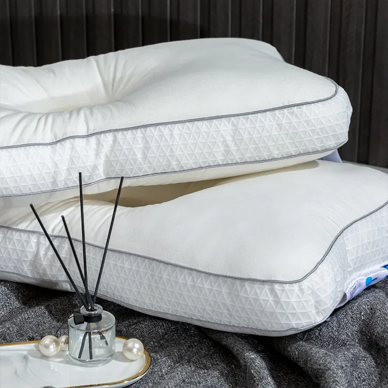 100% Cotton Hollow Pillow Core Pure Cotton Non-pressure Ear Pillows Washable Pillow Neck Spine Protection Sleep Cervical Pillow 5