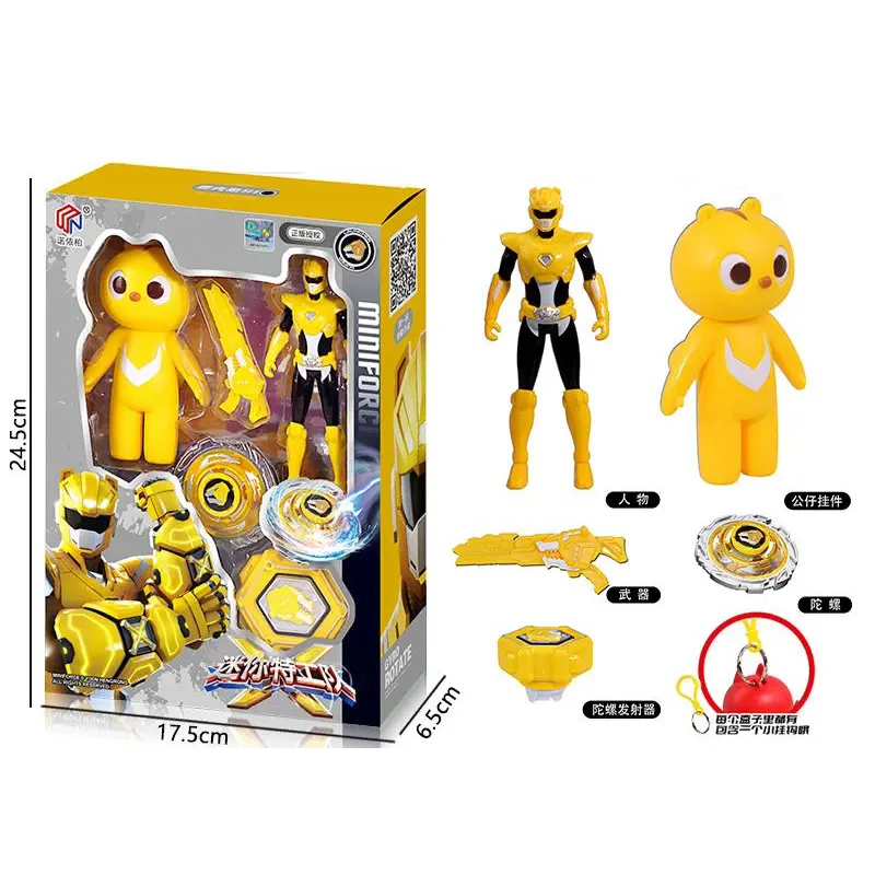 ミニフォースアクションフィギュア,子供のおもちゃ,小売ボックス付き