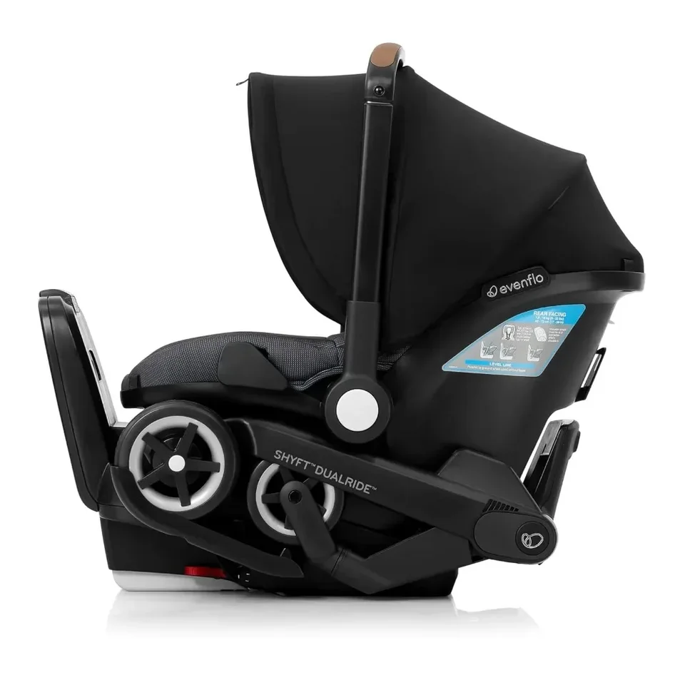 Evenflo shyft Dualride幼児用カーシートとベビーカーの組み合わせ 