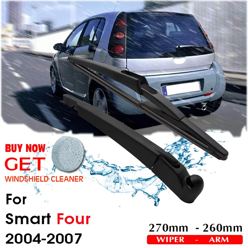 

Car Wiper Blade Rear Back Window Windscreen Windshield Wipers For Smart Four Hatchback 270 mm 2004-2007 Auto Accessories