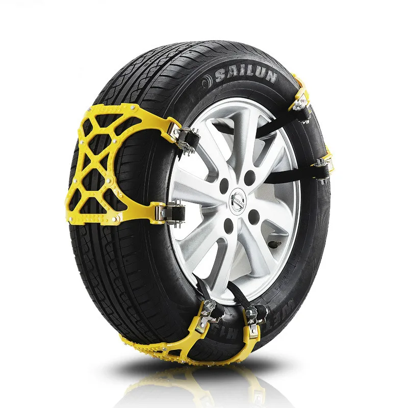 New Snow Tires Tire Chains Thickened Universal Polyurethane TPU Reinforced Emergency Snow Chain Mud Ground