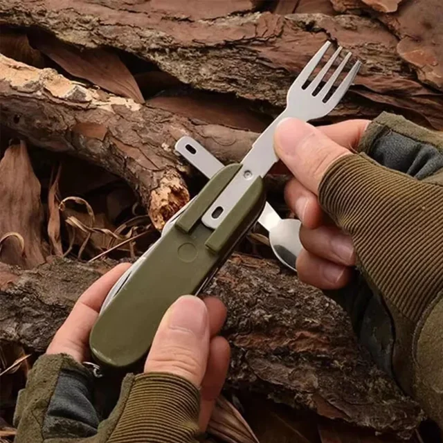 7-in-1 Folding Camping Tableware Set 4