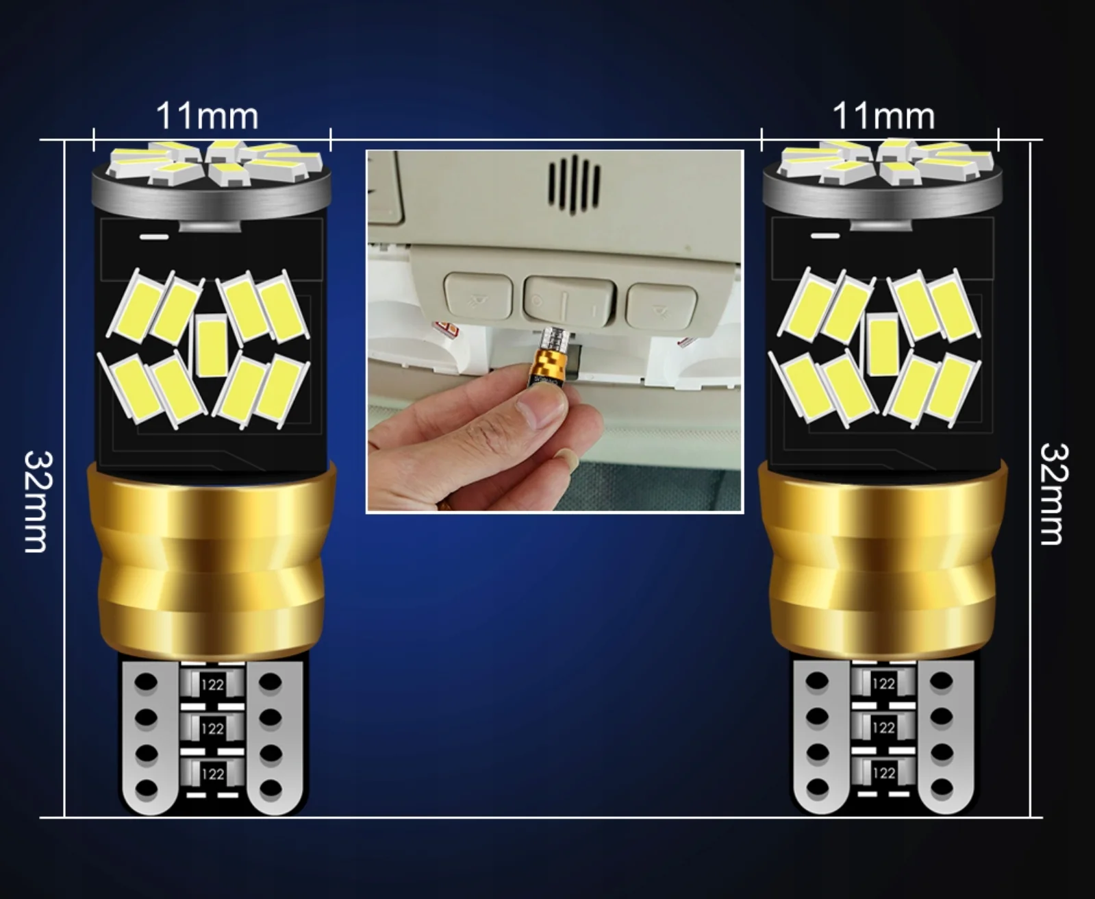 360° Canbus LED Bulbs - Bright and Durable Lighting Solution