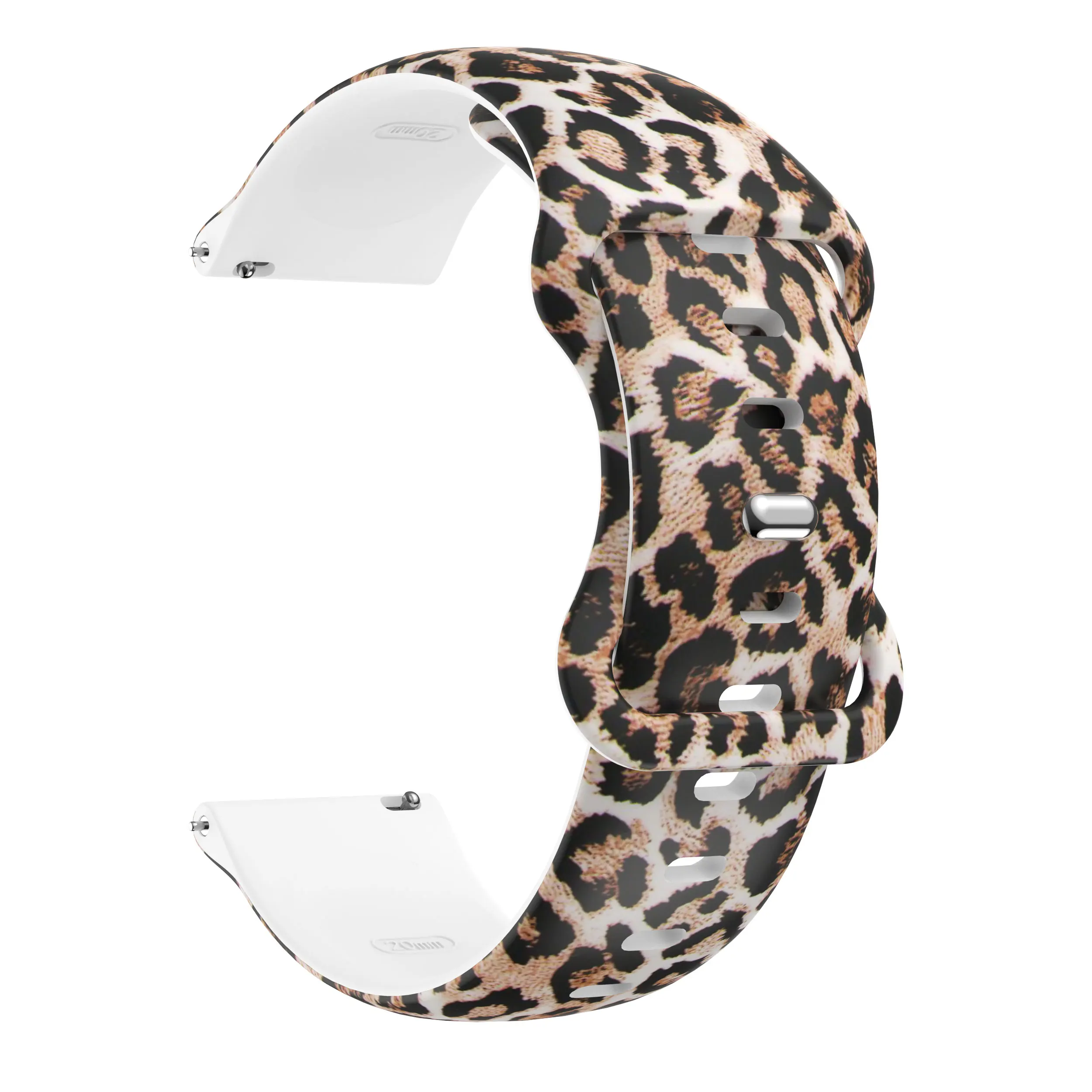 Colorful 20mm Silicone Printed Strap - Premium Replacement Wristband