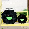 1 Pcs Creative Sunflower Stuffed Cushion Flower Plush Pillow Cute Smile Rainbow Sunflower Decor Pillow Office Back Plush Cushion 1