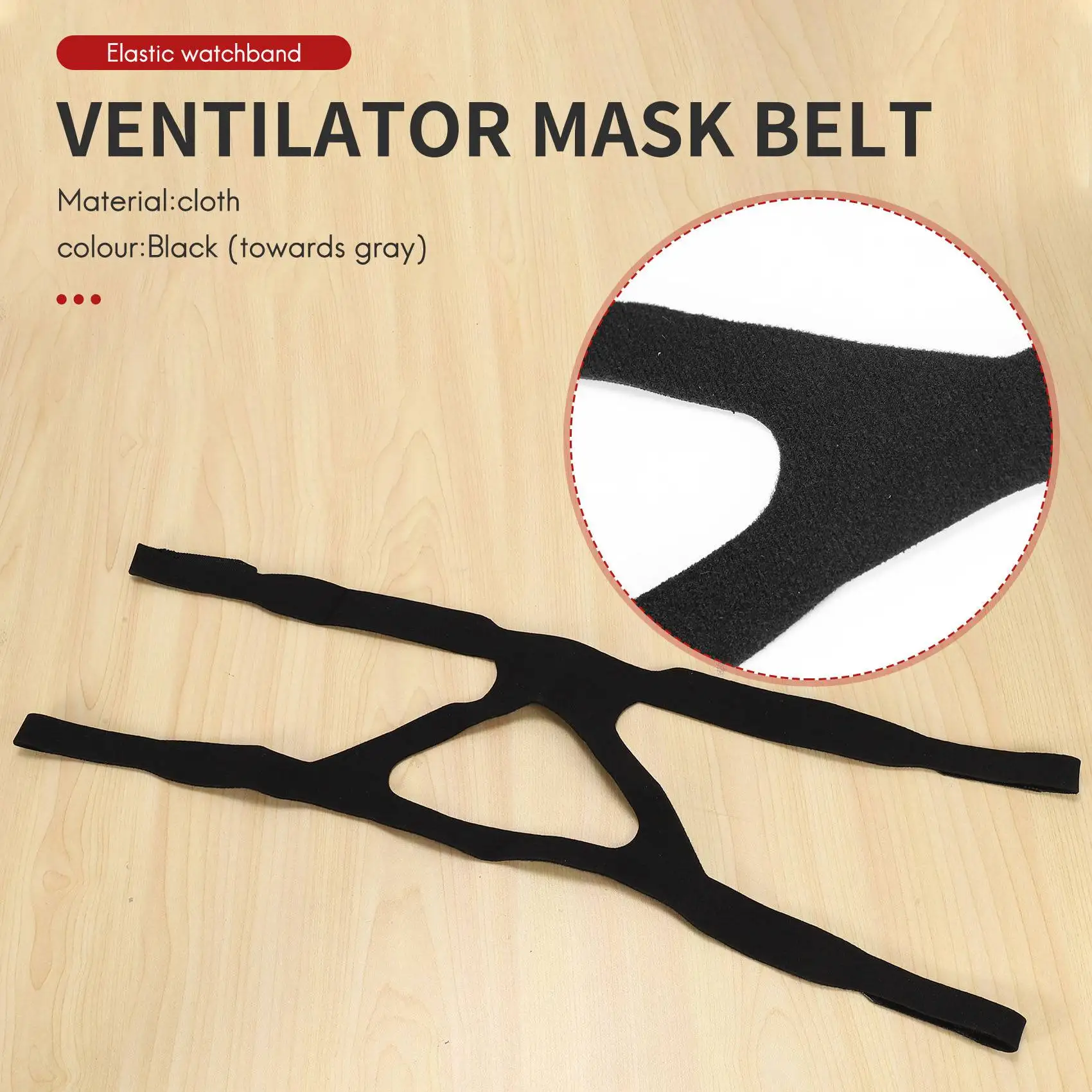 Cinturino Universale Per Copricapo Con Maschera Cpap Per Serie Resmed Mirage, Philips Respironics Cpap (Solo Copricapo)