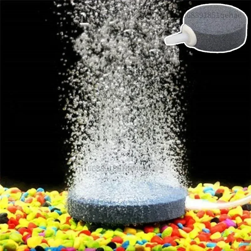 60/40mm Air Bubble Stone Aquarium Aerator Pond Pump Air Stone Bubble Disk Aquarium Pump Hydroponic Oxygen Plate aquarium air pump fish tank oxygen pump aquarium accessories aquarium air pump accessories aquarium air stone pond aeration plate