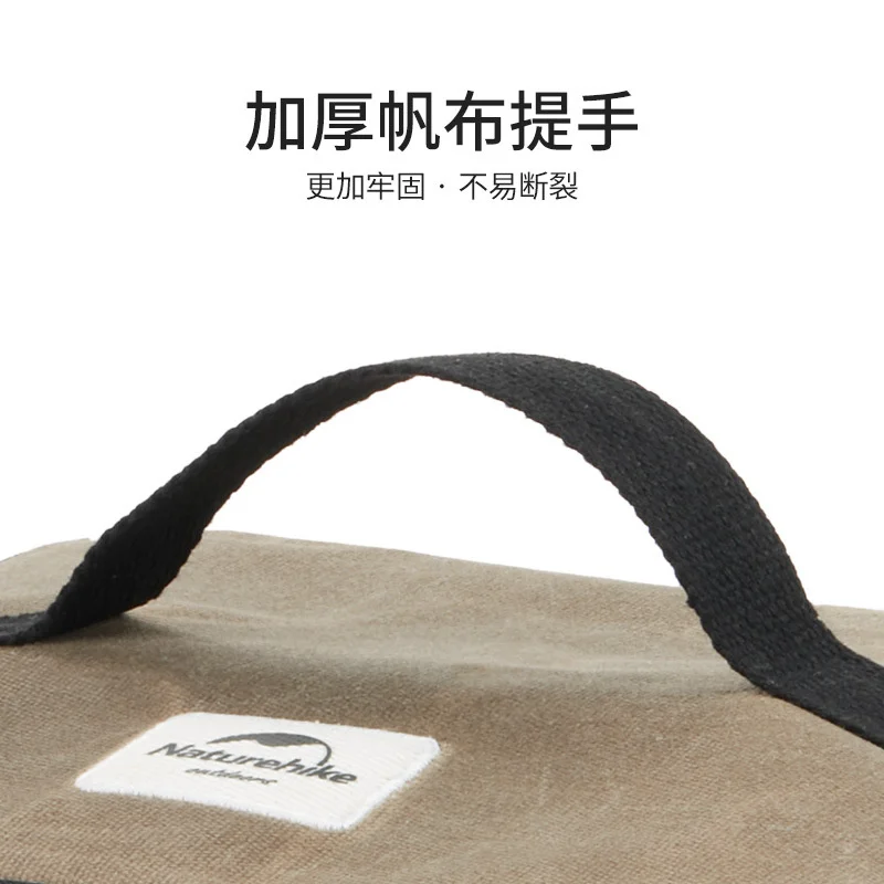 Camping Storage Bag Square Portable Outdoor Sundry Bag Travel Tableware Storage