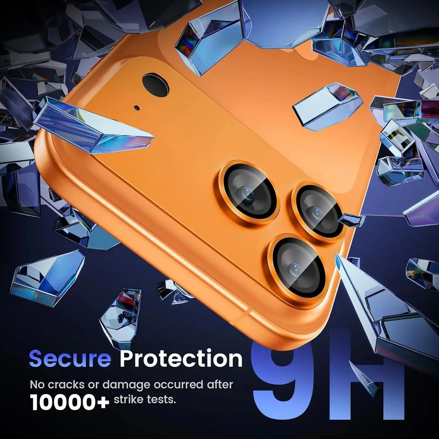 Premium Metal Alloy Tempered Glass Camera Lens Protector Accessory
