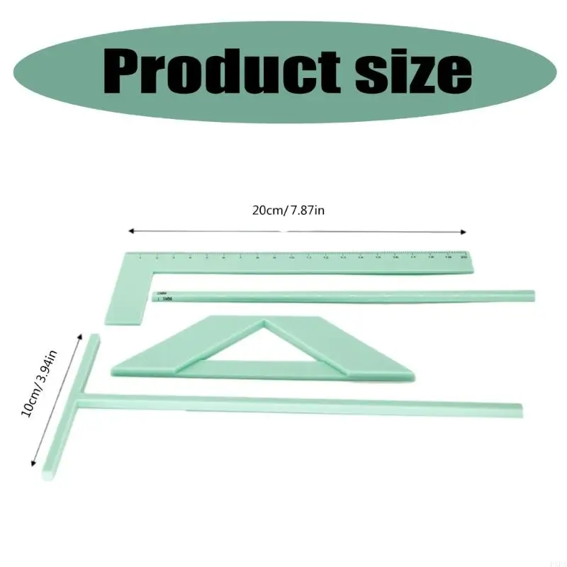 PXPA Bookbinding Ruler Set Bookbinding Spacer Tool Scrapbooking Tool for