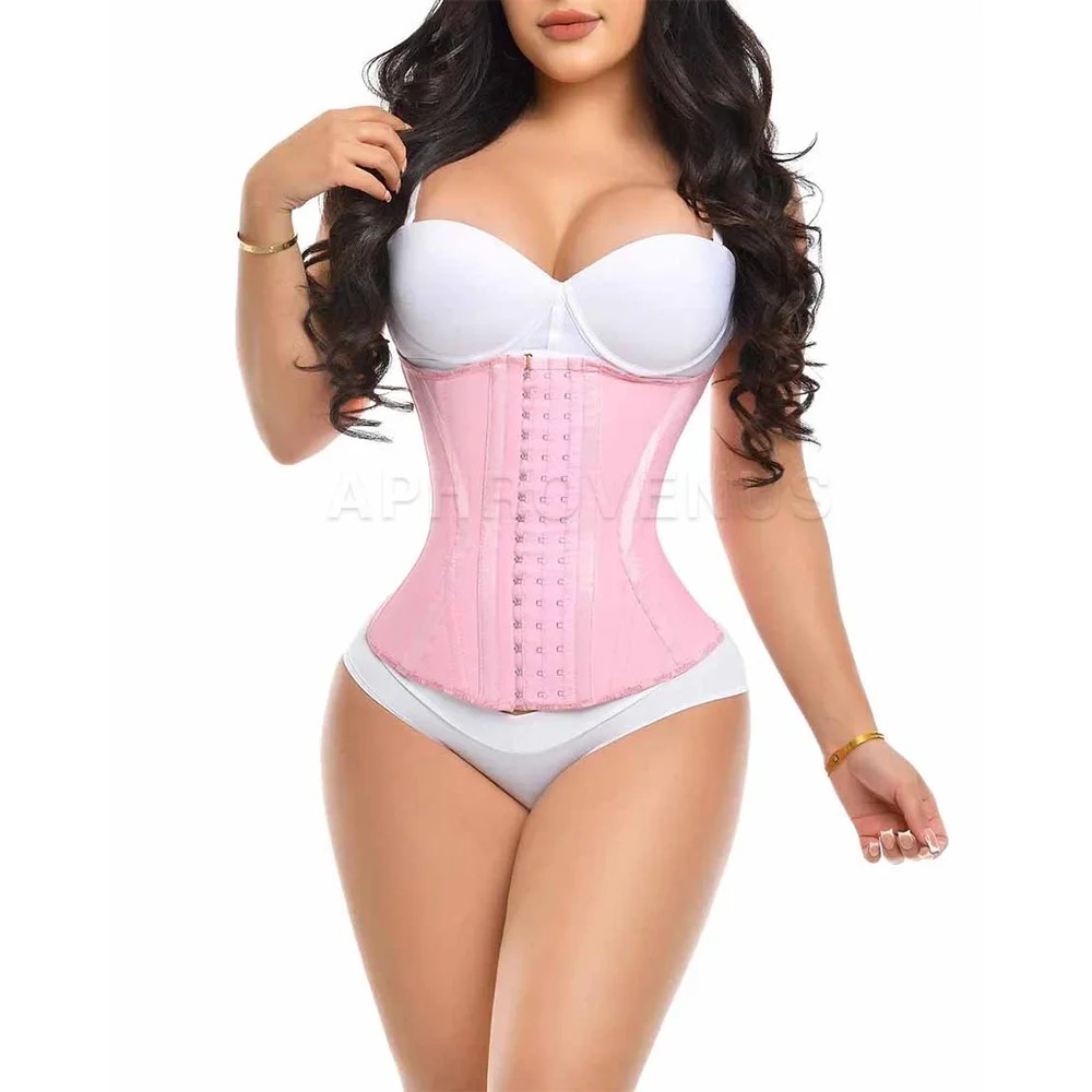 

Fajas Colombianas High Compression Slimming Belt Adjustable Hook-eyes Waist Trainer with Bone Women Flat Belly Corset Shaper