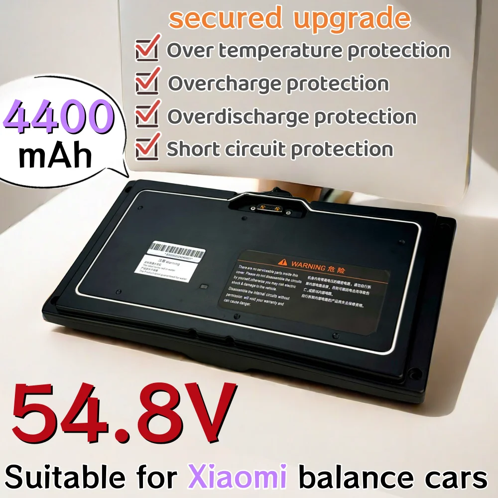 

New 54.8V 4400mAh Rechargeable Lithium-ion Battery Pack Suitable for Xiaomi No. 9 Electric Balanced Cars Battery