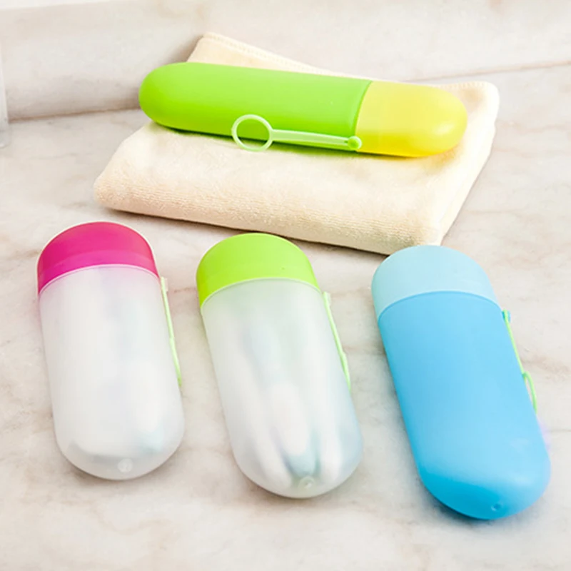 

Portable Travel Toothpaste Toothbrush Holder Bathroom Accessories Outdoor Holder Bathroom Supplies Toothpaste Storage Box