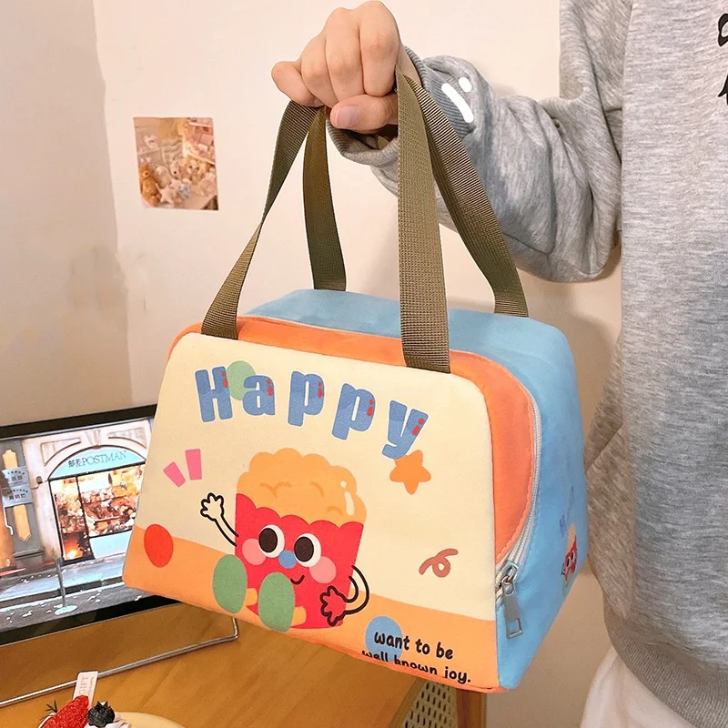 Thickened Aluminum Foil Lunch Box Bag Insulated Lunch Box Packaging Bag For Students And Office Workers Portable Meal Bag