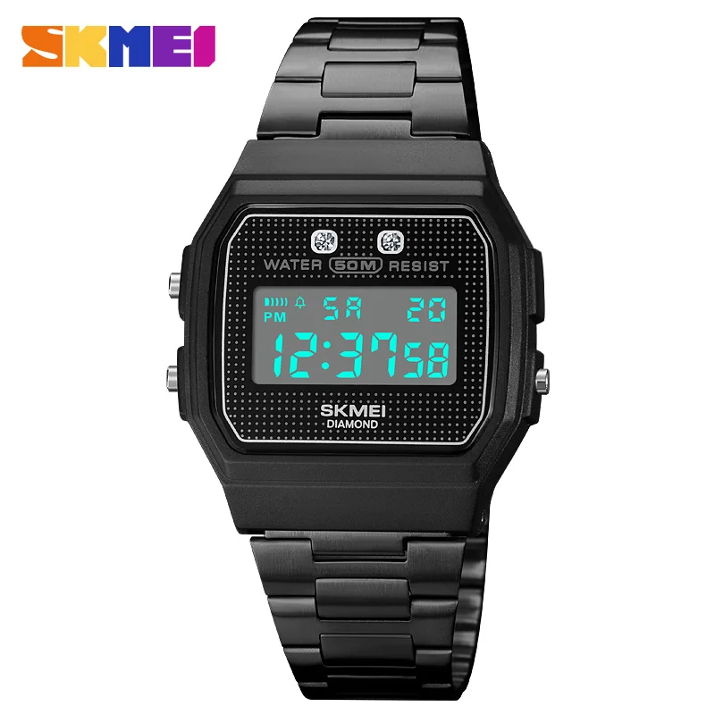 Skmei Luxury Fashion Digital Watch Men Orologio Da Polso Sportivo Impermeabile Antiurto Led Chrono Alarm Clock Orologi Da Uomo Per Regalo