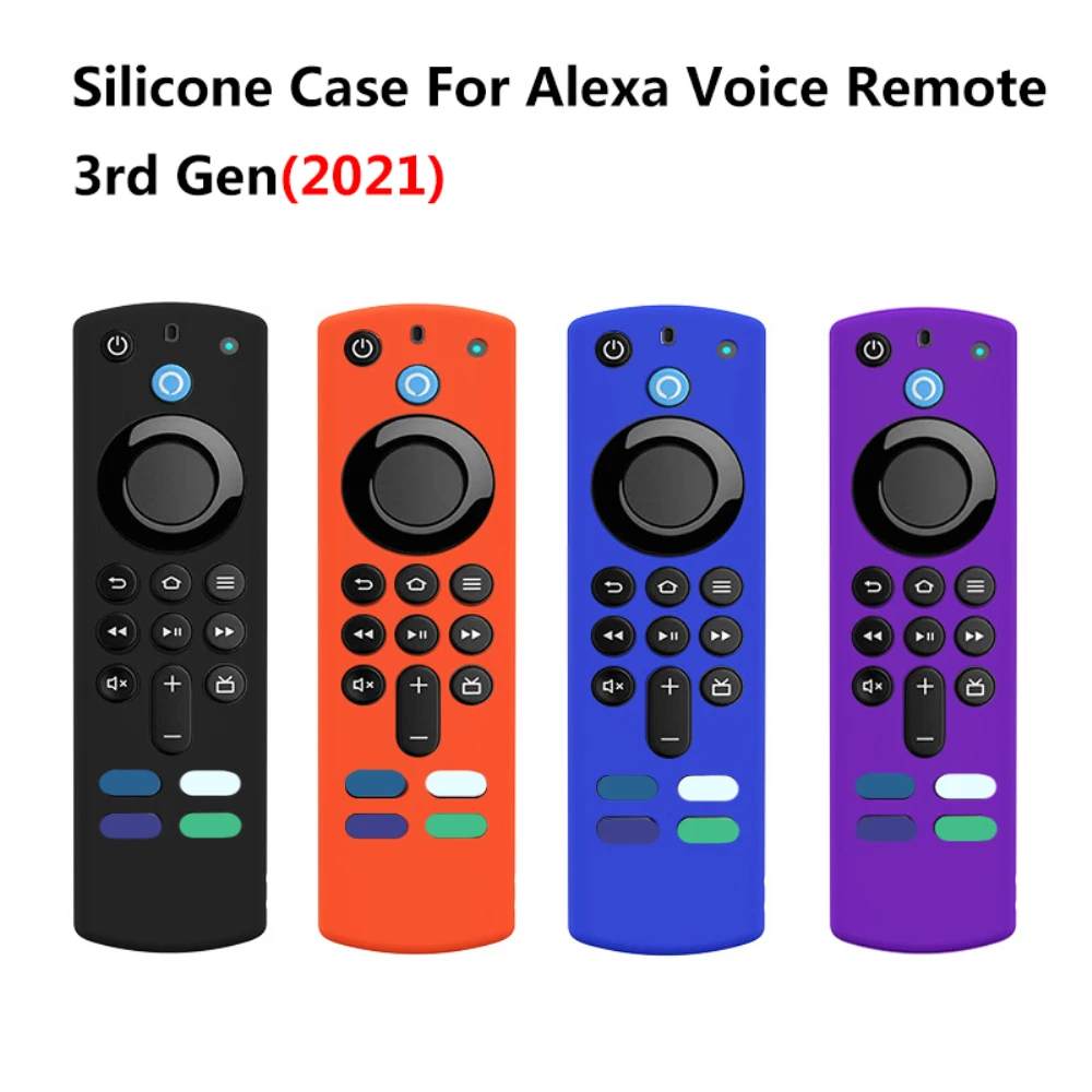 Silicone Case Protective Cover For Fire TV Stick 4K MAX/ 3rd Gen /4K Remote Control Anti-drop Dustproof Case Shell silicone remote case,silicone remote cover,silicone remote sleeve,remote controller cover,silicone case protector