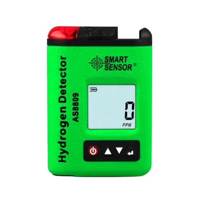 

Smart Sensor AS8809 Mini Portable Clip-on Digital Hydrogen Detector H2 Gas Concentration Monitor Tester Analyzer With Alarm