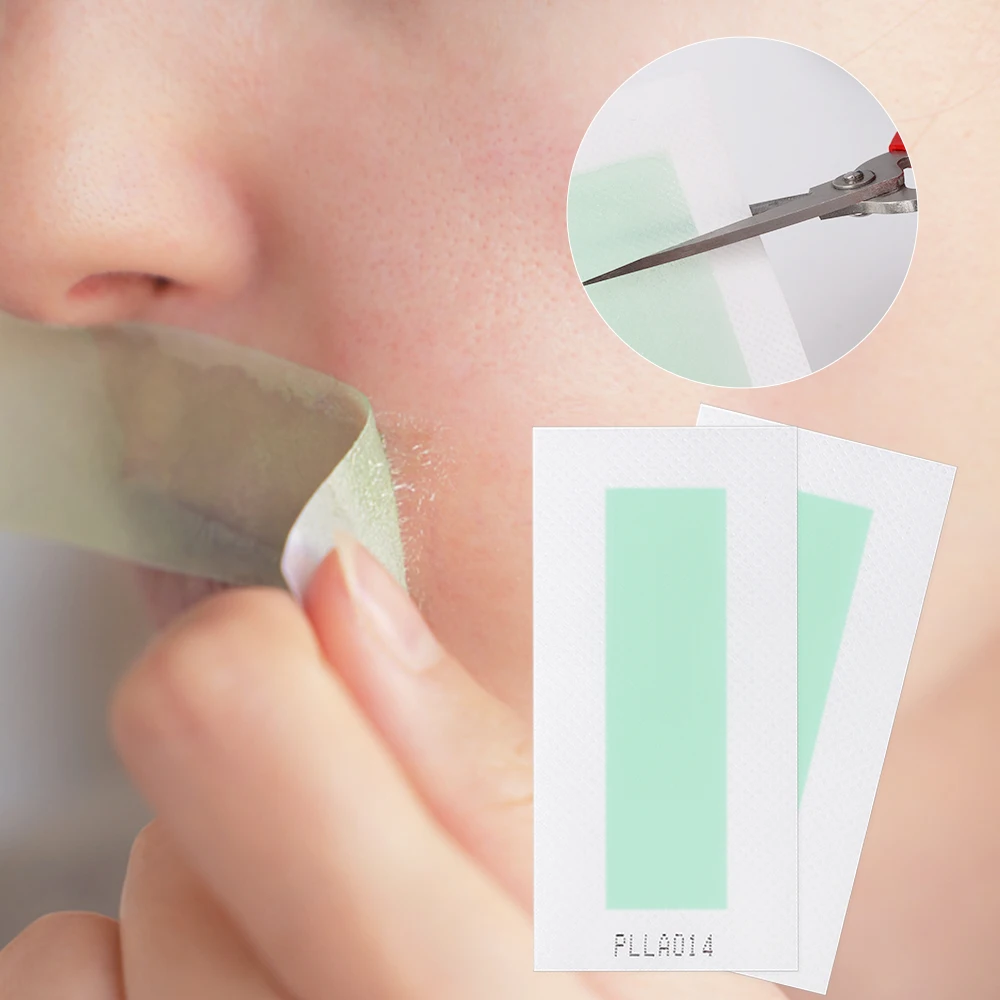 10-150Sheets Epilation Wax Paper Professional Face Body Leg Painless Fast Double Sided Hair Removal Wax Strips Women Beauty Tool 2