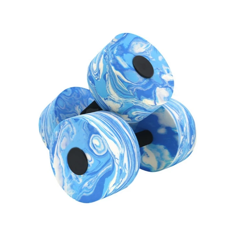 1Pair Highly Density EVA Foams Dumbbells Aquatic Exercise Dumbells Fitness Barbell Water Fitness Exercises Equipment