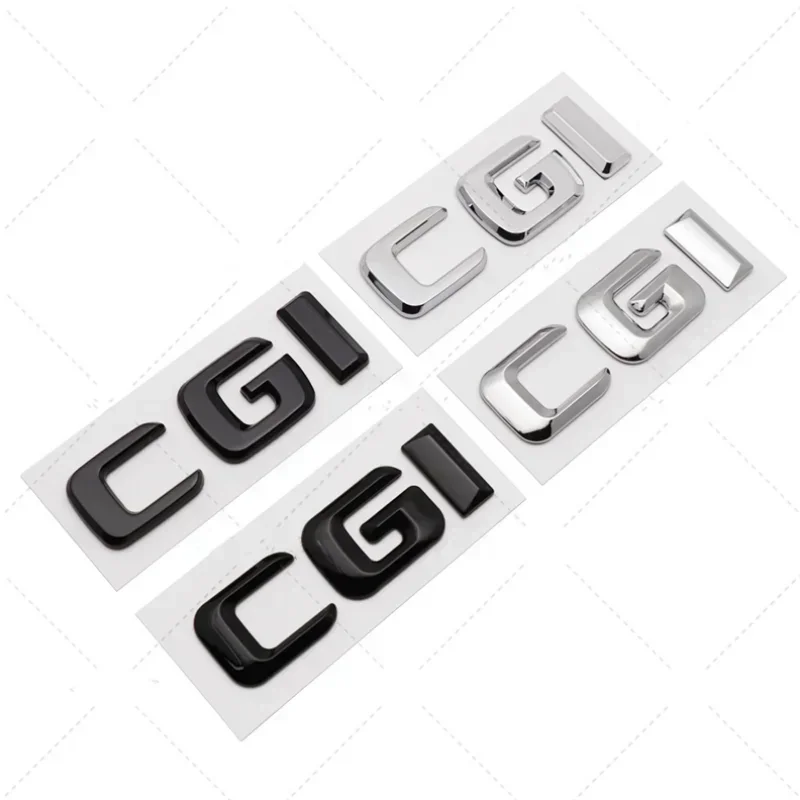 자동차 후면 트렁크 엠블럼 배지 스티커, 3D ABS CDI CGI 로고 글자, 메르세데스 C200 C260 GL350 W164 W203 W204 W205 W212 W213