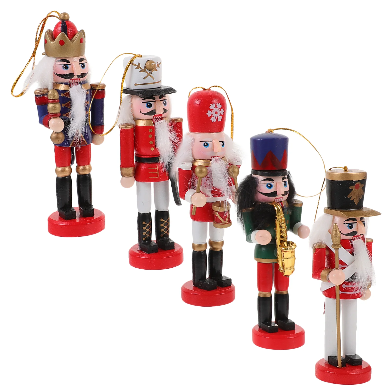 

Festival Nutcracker Decoration Wooden Nutcracker Festival Nutcracker Tabletop Christmas Decoration