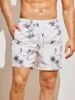 Men's 3d Coconut Tree Printed Swimsuit Swimming Shorts Summer Soft And Breathable Polyester Beach Shorts Surfing Shorts 2