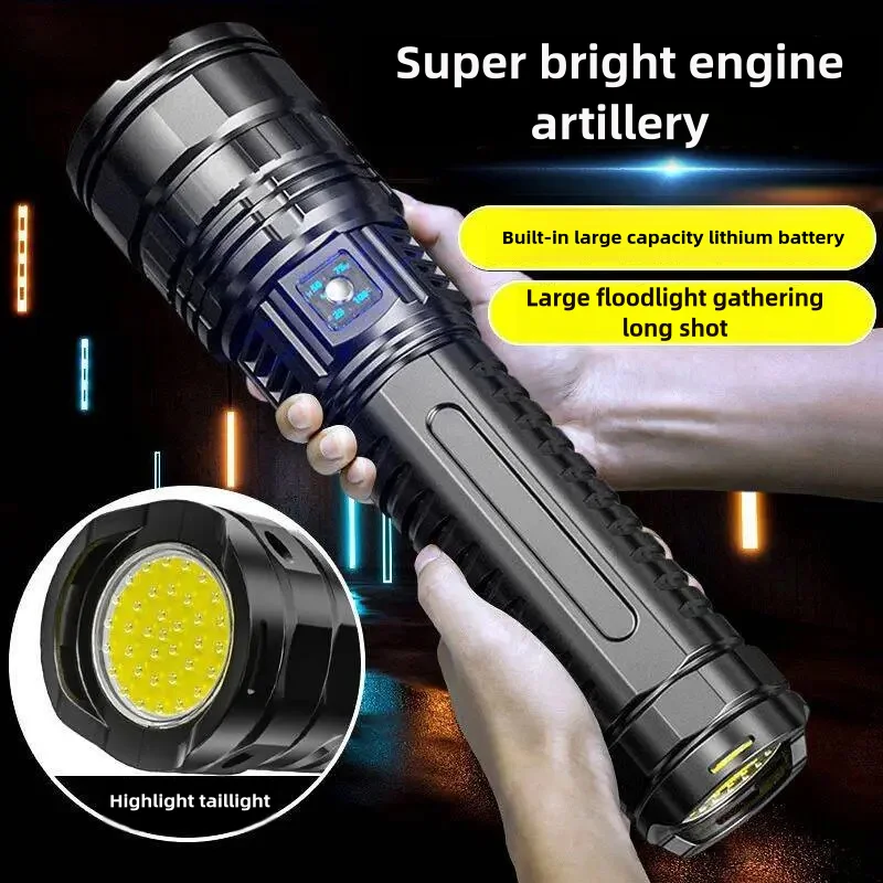 10000W Tactical LED Flashlight 2