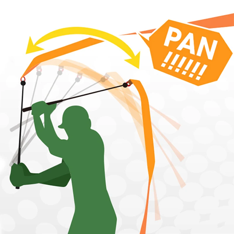 Golf PAN Ribbon Include Colorful Ribbon And Swing Bat Golf Swing Trainer Beginner Posture Correction Practise Aids Drop Shipping 5