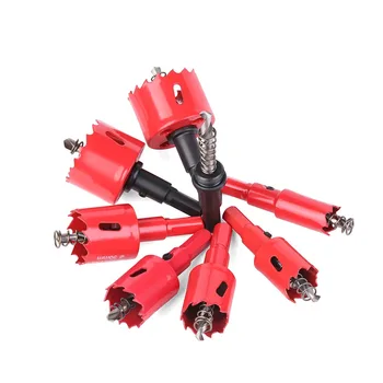 M42 Bi-Metal Hole Saw Set – 16mm/18mm/20mm HSS Drill Bits for Metal, Iron, Aluminum, Stainless Steel, Plastic & Wood Cutting 1