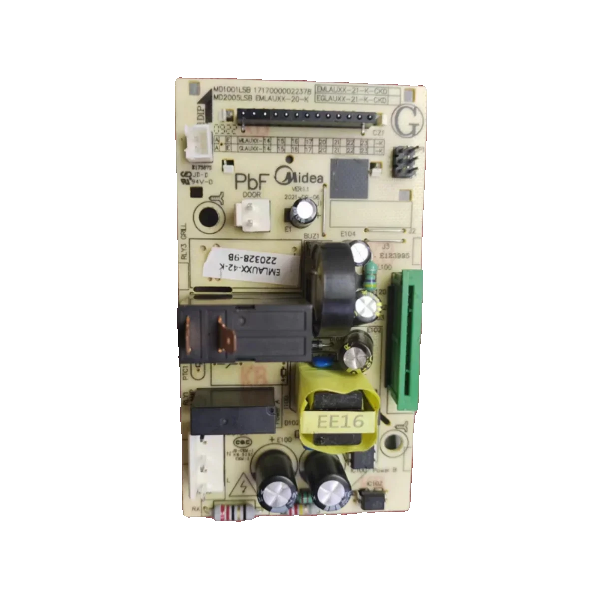 Description Picture 6 of item1Pcs for Midea M1-L213C Black Microwave Oven PM2001 Main Board Computer Board EMLAUXX-42-K