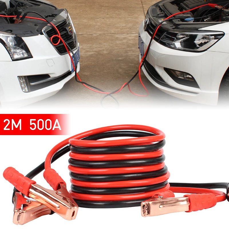 Cable De Puente Para Arrancador De Coche Portátil - Con Conector EC5 Y Pinzas, Protección Contra Carga Inversa